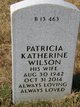  Patricia Katherine <I>Smith</I> Wilson