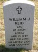 Rev William Jackson “Bill” Reid