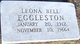  Leona Bell <I>Peoples</I> Eggleston