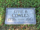  Effie May <I>Belt</I> Cowles