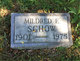  Mildred Elizabeth <I>Cowles</I> Schow