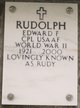 Edward Francis “Rudy” Rudolph Photo