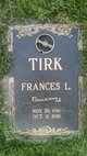  Frances LaVerne <I>Richards</I> Tirk