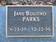 Jane Bolitho Parks Photo