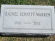  Rachel Brown <I>Bennett</I> Warren