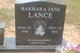 Barbara Jane Lance Photo