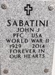 PFC John Joseph Sabatini Photo