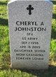 Cheryl A Johnston Photo