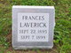  Frances Laverick