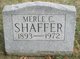  Merle Carrie <I>Fike</I> Shaffer