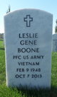 Leslie Gene Boone Photo