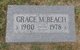 Profile photo:  Grace May “Gracie” <I>Toliver</I> Beach