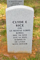 Sgt Clyde Eugene “Gene” Rice Photo