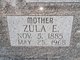  Zula Elmira <I>McCullough</I> Wilkerson