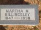  Martha Malinda “Mattie” <I>Cromer</I> Billingsley