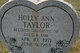 Holly Ann Taylor Photo
