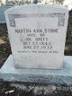  Martha Ann <I>Stone</I> Britt