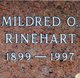  Mildred Olive <I>Frombly</I> Rinehart