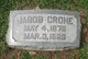 Jacob “Jake” Crone Photo
