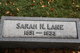  Sarah J. <I>Noble</I> Lane