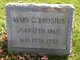  Mary “Mamie” <I>Graham</I> Brosius