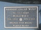 Herbert Oscar “Herb” Wolf Photo