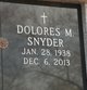 Dolores Marie Mansfield Snyder Photo