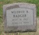  Mildred B. <I>Ganser</I> Badger