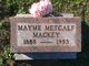  Mayme Mackey-Metcalf