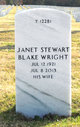 Janet Stewart Blake Wright Photo