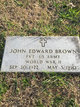 PVT John Edward Brown
