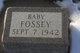  Baby Fossey