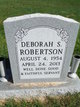 Deborah Sue “Debbie” Robertson Photo