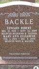  Edward Robert “Ed” Backle