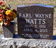 Earl Wayne Watts Photo