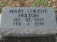  Mary Lorene Holton