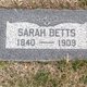  Sarah Ann <I>Linney</I> Betts