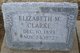  Elizabeth May “Bessie” <I>Hoover</I> Clarke