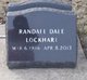 Randall Dale “Randy” Lockhart Photo