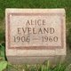  Alice S <I>Walker</I> Eveland