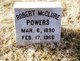  Robert McClure Powers