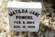  Matilda Jane Powers