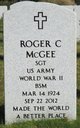 Sgt Roger C McGee Photo