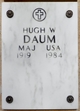 Major Hugh W Daum