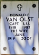 Captain Donald E Van Olst
