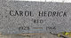 Carol “Red” Hedrick Photo