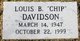 Louis B. “Chip” Davidson Photo