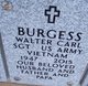 Sgt Walter Carl Burgess Photo