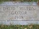  David Milton Gaylor