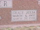  Grace Julia “Gracie” <I>Hill</I> Baker